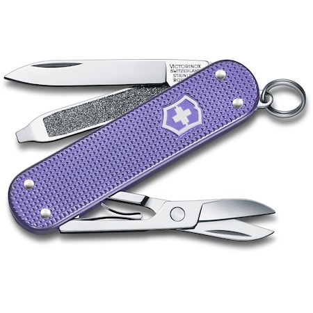 Swiss Army Brands 2024 Victorinox Classic Sd Alox, Electric Lavender VIC-0.6221.223G